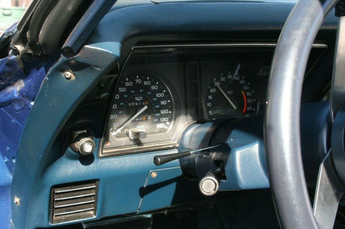 1978 Blue Chevrolet Corvette Coupe