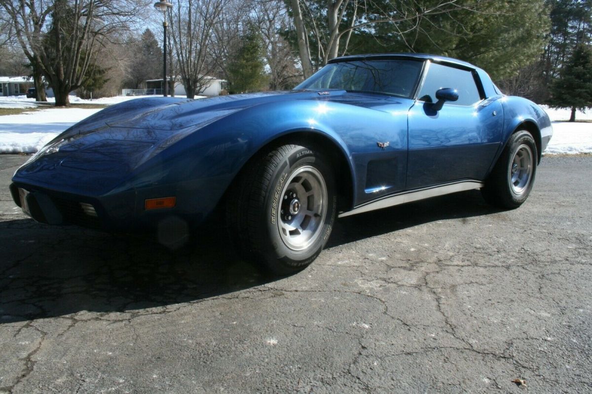 1978 Blue Chevrolet Corvette Coupe