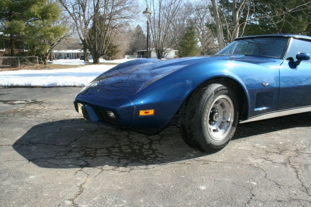 1978 Blue Chevrolet Corvette Coupe