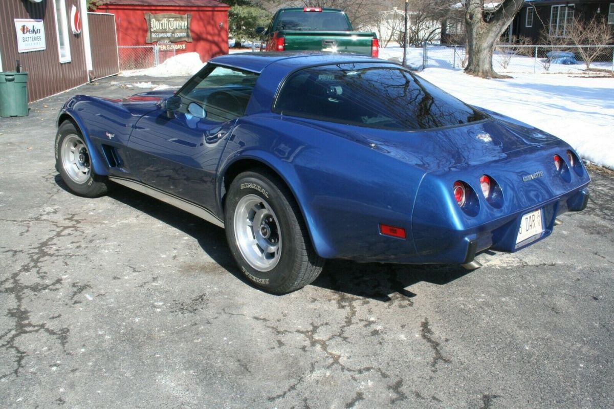 1978 Blue Chevrolet Corvette Coupe