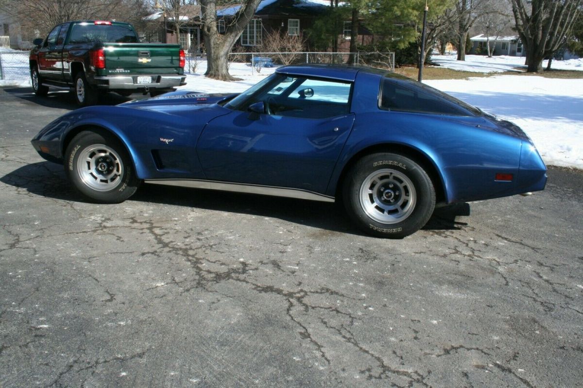 1978 Blue Chevrolet Corvette Coupe