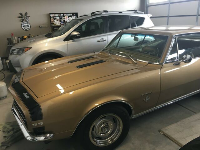 1967 Gold Chevrolet Camaro Coupe