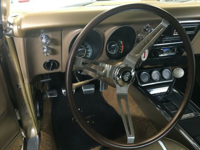 1967 Gold Chevrolet Camaro Coupe