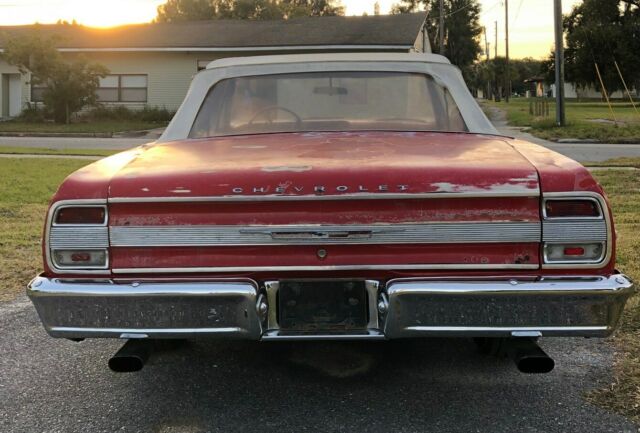 1964 Red Chevrolet Chevelle Convertible