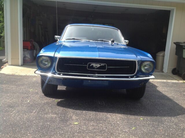 1967 Blue Ford Mustang Coupe
