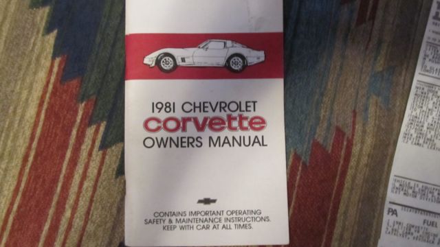 1981 tan Chevrolet Corvette Coupe