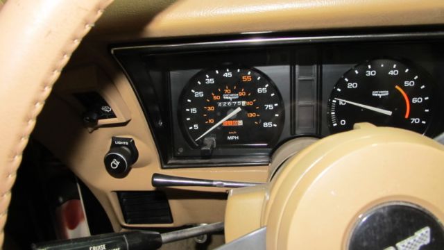 1981 tan Chevrolet Corvette Coupe