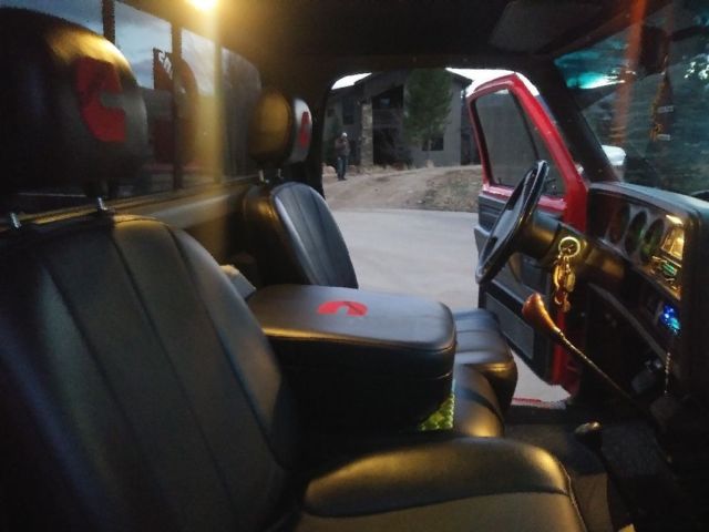 1993 Red Dodge Ram 2500 Standard Cab Pickup