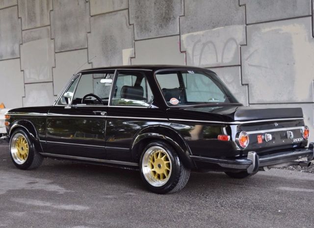 1973 Black BMW 2002 Coupe