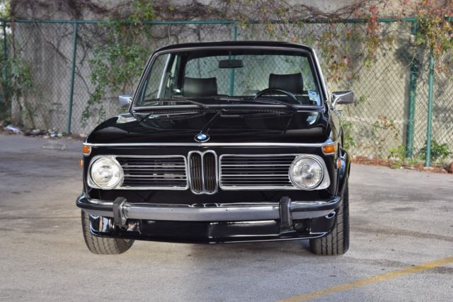 1973 Black BMW 2002 Coupe