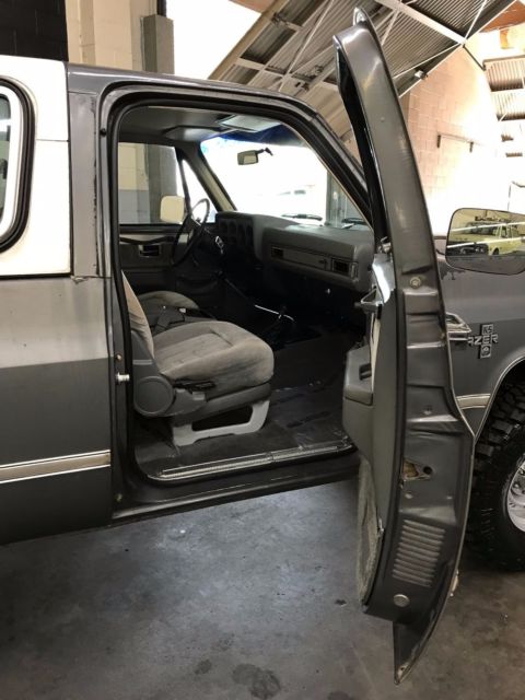 1987 Gray Chevrolet Blazer Convertible