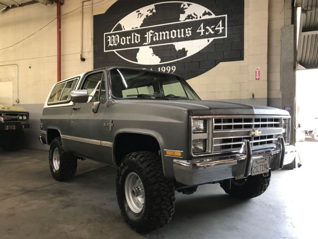 1987 Gray Chevrolet Blazer Convertible