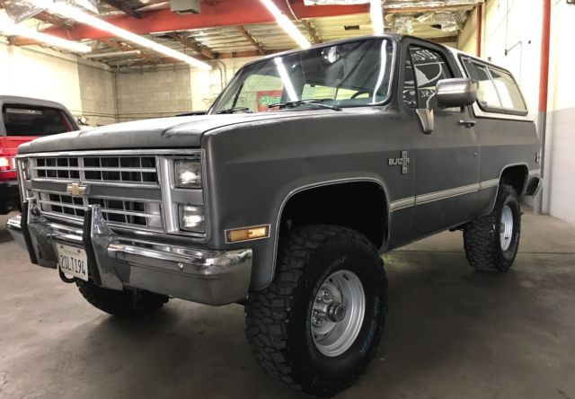1987 Gray Chevrolet Blazer Convertible