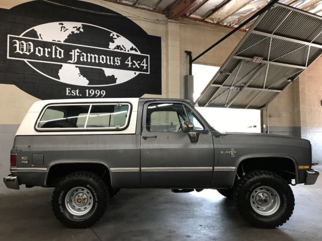 1987 Gray Chevrolet Blazer Convertible