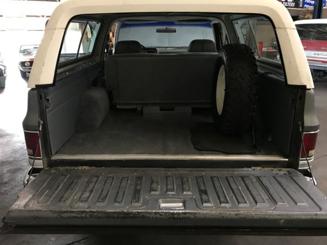 1987 Gray Chevrolet Blazer Convertible