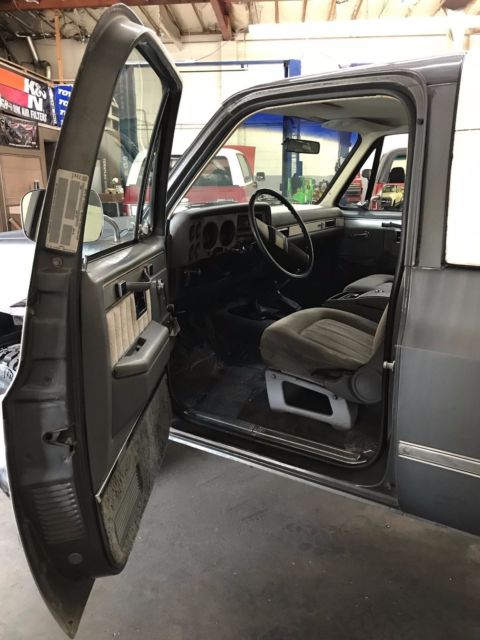 1987 Gray Chevrolet Blazer Convertible