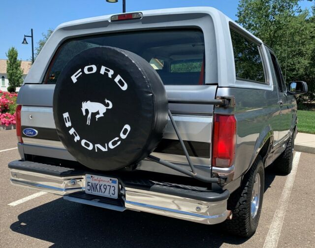 1994 Silver Ford Bronco SUV