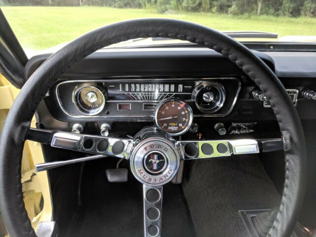 1965 Yellow Ford Mustang Coupe