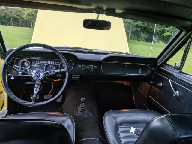 1965 Yellow Ford Mustang Coupe