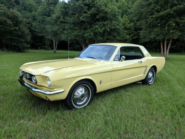 1965 Yellow Ford Mustang Coupe