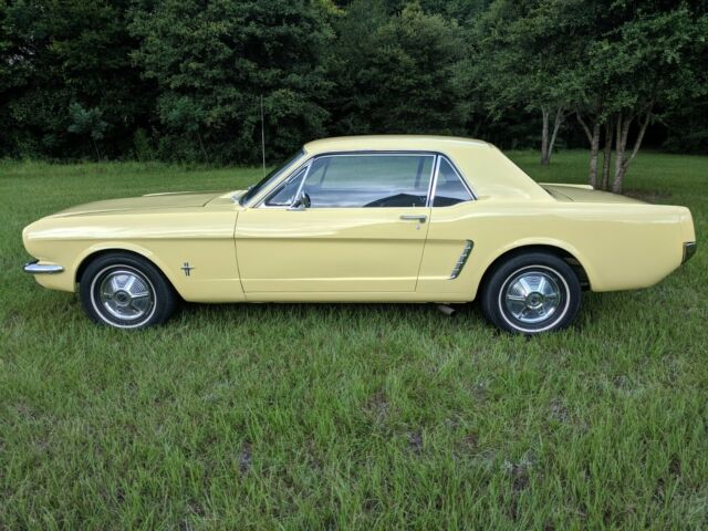1965 Yellow Ford Mustang Coupe