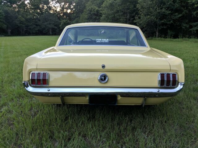 1965 Yellow Ford Mustang Coupe