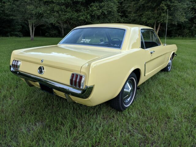 1965 Yellow Ford Mustang Coupe