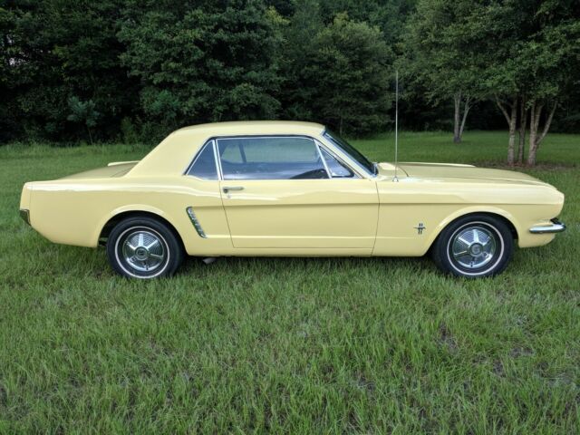 1965 Yellow Ford Mustang Coupe