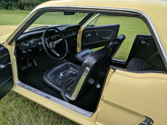 1965 Yellow Ford Mustang Coupe