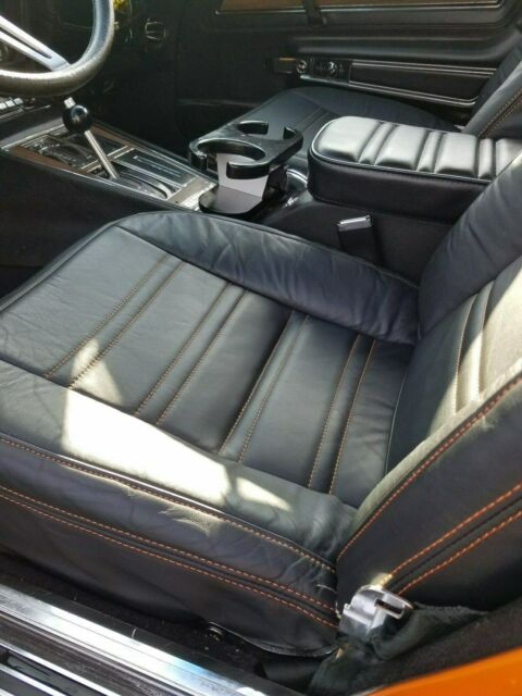 1975 Orange Chevrolet Corvette Coupe