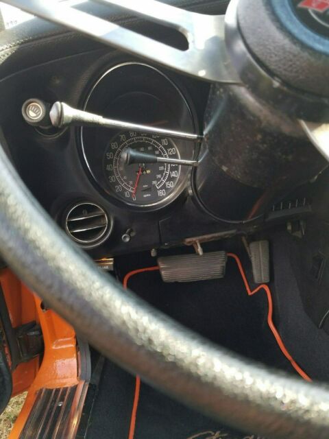 1975 Orange Chevrolet Corvette Coupe