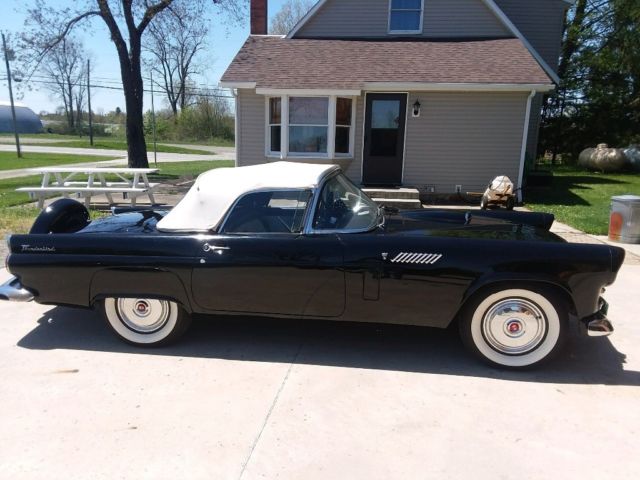 1956 Black Ford Thunderbird