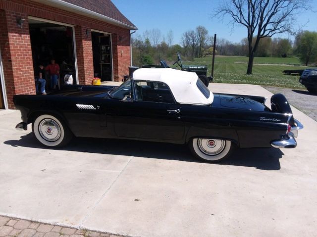 1956 Black Ford Thunderbird