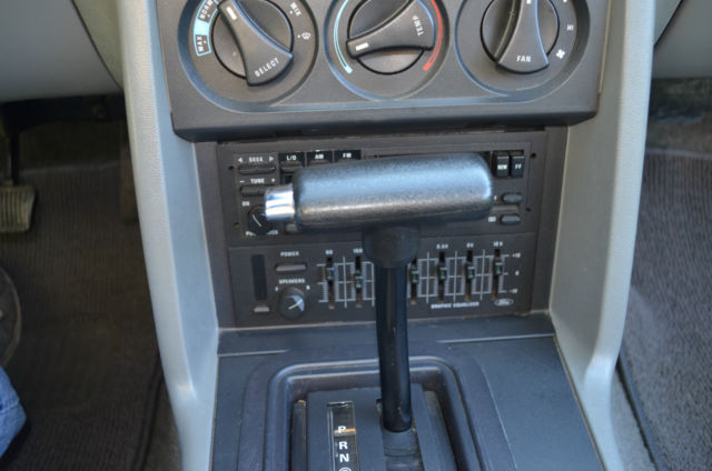 1987 Blue Ford Mustang Coupe