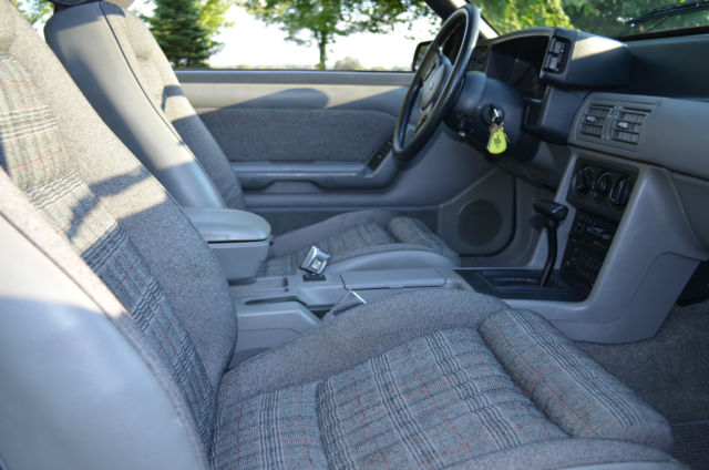 1987 Blue Ford Mustang Coupe