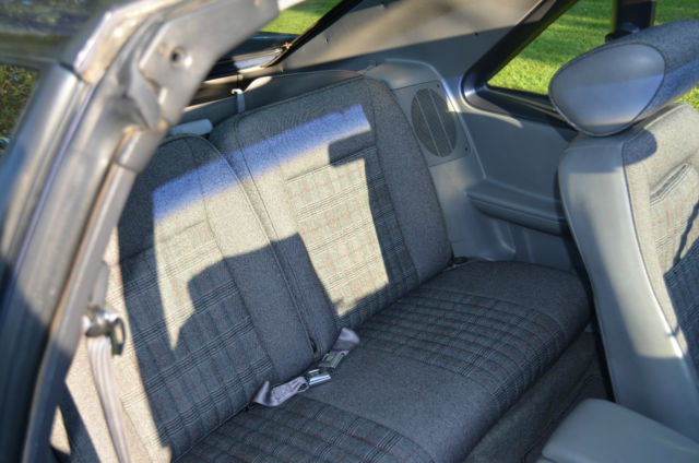 1987 Blue Ford Mustang Coupe