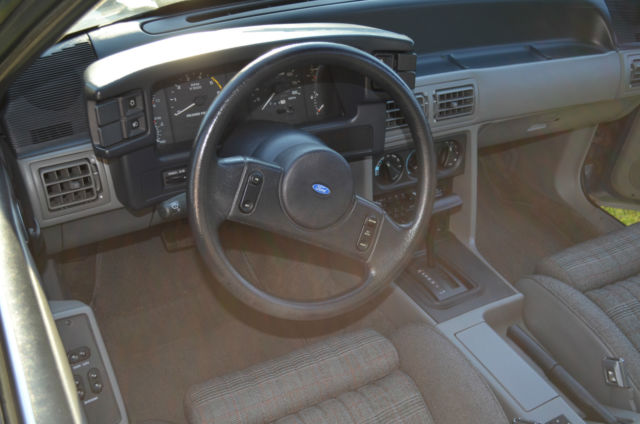 1987 Blue Ford Mustang Coupe