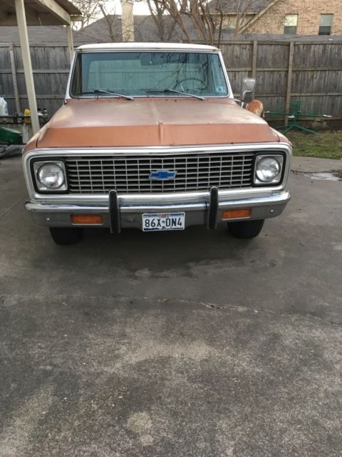 1972 Brown Chevrolet Cheyenne Standard Cab Pickup