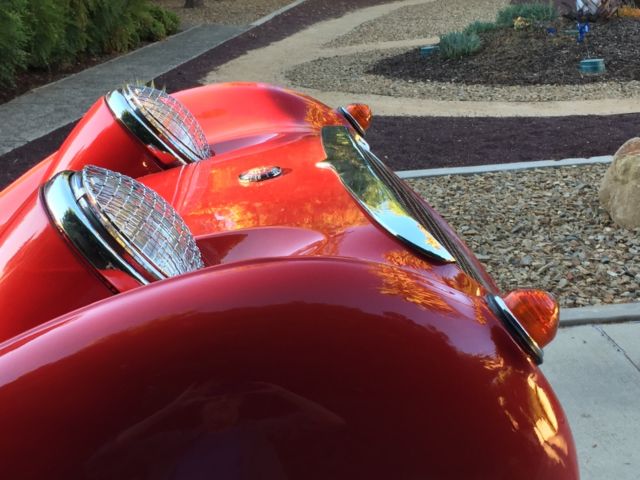 1958 RED Austin Healey Sprite Convertible