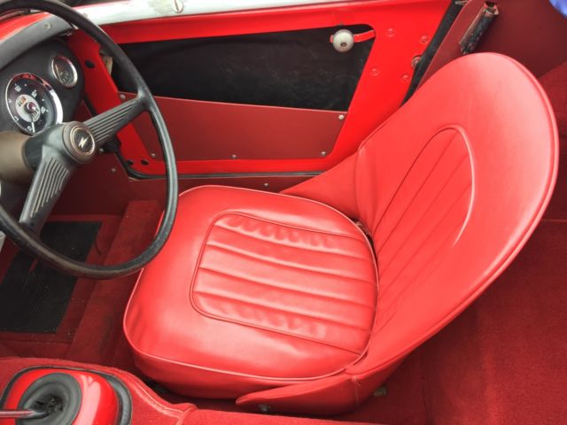 1958 RED Austin Healey Sprite Convertible