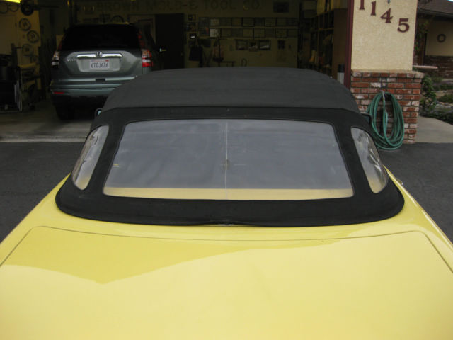 1980 Yellow Mercedes-Benz SL-Class Convertible