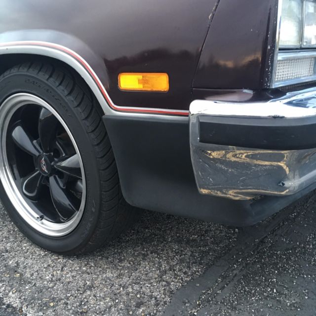 1986 Burgundy/Silver Chevrolet El Camino Coupe Utility/Pickup