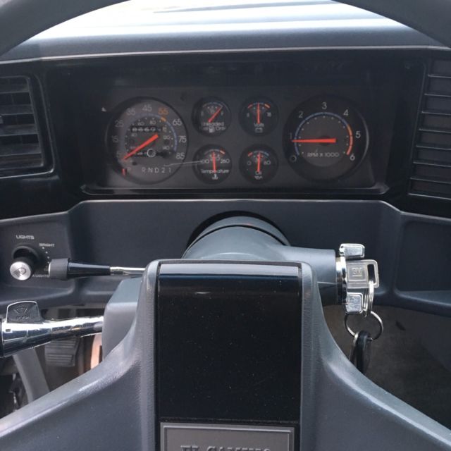 1986 Burgundy/Silver Chevrolet El Camino Coupe Utility/Pickup