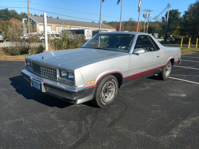 1986 Silver Chevrolet El Camino Cab & Chassis