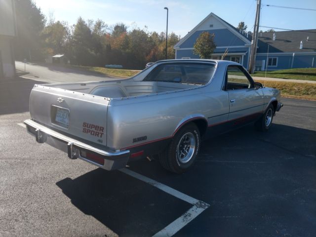 1986 Silver Chevrolet El Camino Cab & Chassis