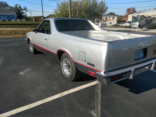 1986 Silver Chevrolet El Camino Cab & Chassis