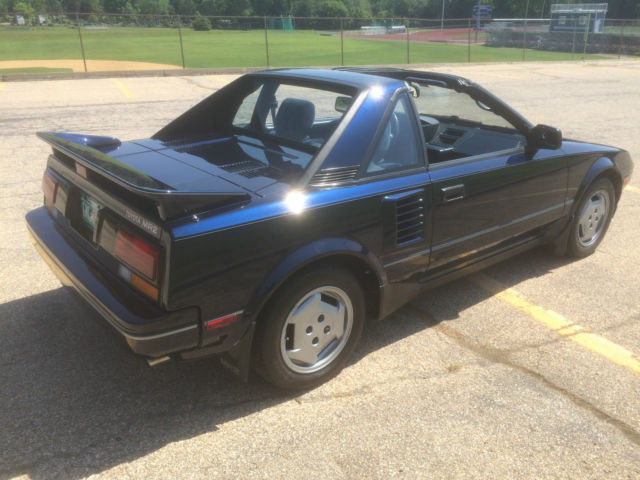 1987 Blue Toyota MR2 Coupe