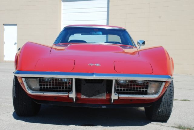 1971 Red Chevrolet Corvette Convertible