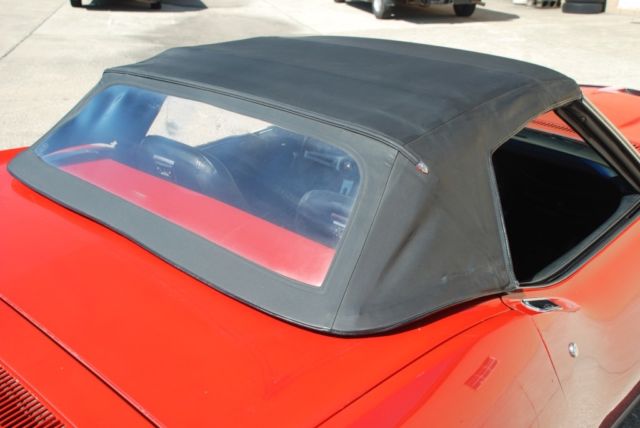 1971 Red Chevrolet Corvette Convertible