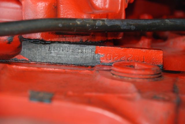 1971 Red Chevrolet Corvette Convertible